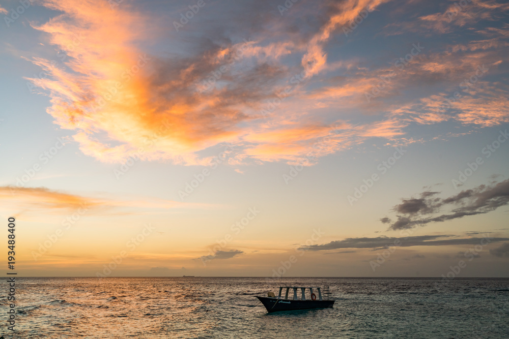  Beach sunset Curacao Views