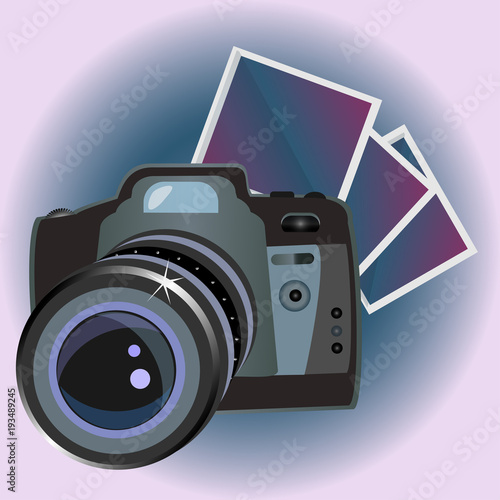 Photo camera illustration