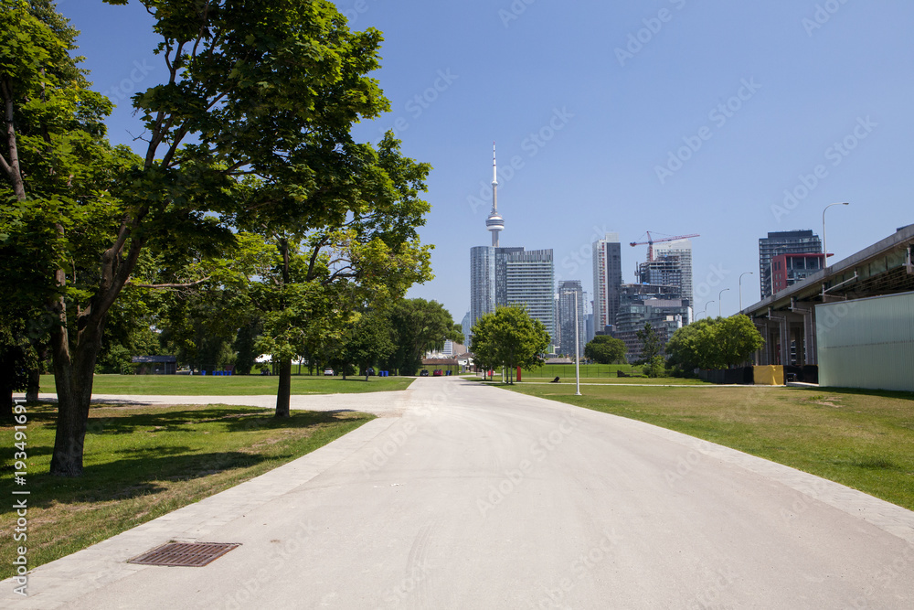 Garrison Road at the Fort York historic site