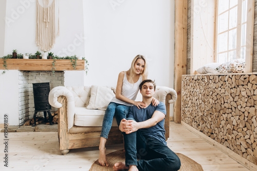 Photography Beautiful guy and girl spend time together