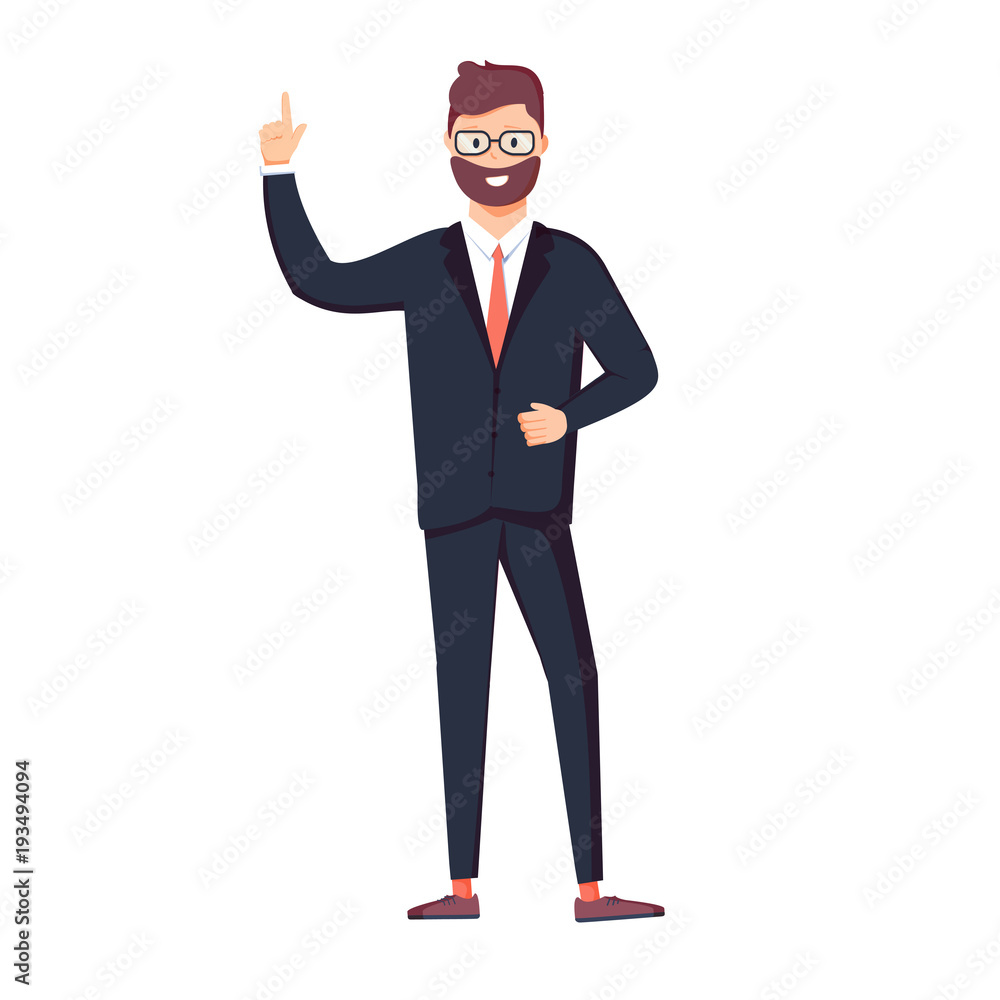 Happy businessman Have a great inspiration. Inspiration concept with happy man metaphor for good idea. Happy businessman Have a great inspiration. Inspiration concept with happy man metaphor for good idea.