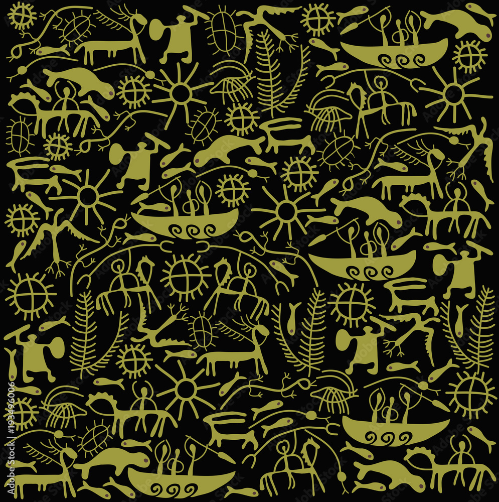 Shamanic background Shamanic background