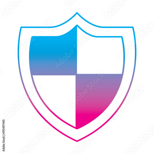 Free Download shield protection secure information data symbol vector illustration degrade color line graphic - GFXLoad