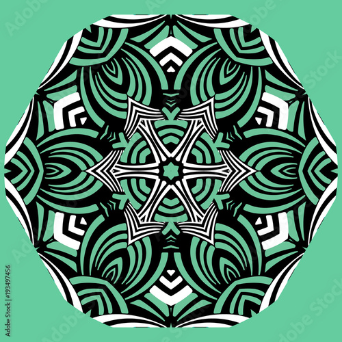 Abstract Mandala Pattern