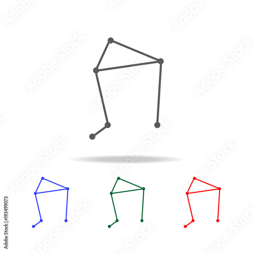 constellation and part of zodiacal system canser Libra icon. Elements in multi colored icons for mobile concept and web apps. Icons for website design and development, app development