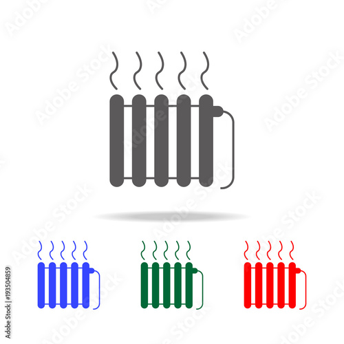 radiator icon. Elements in multi colored icons for mobile concept and web apps. Icons for website design and development, app development