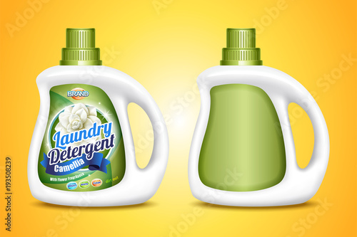 Laundry detergent mockup
