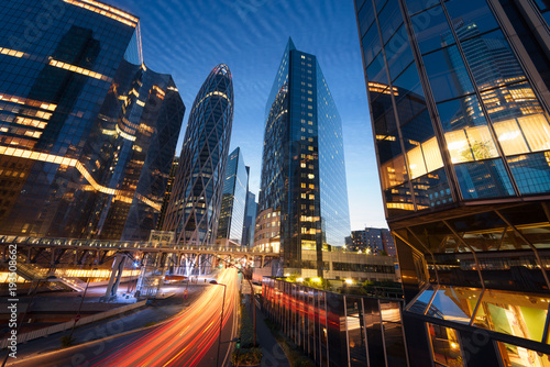 Obraz na płótnie Paris, La Défense w salonie