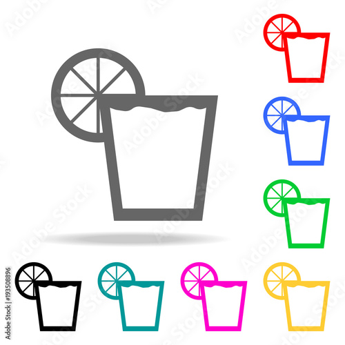 gin and tonic web icon. Elements in multi colored icons for mobile concept and web apps. Icons for website design and development, app development