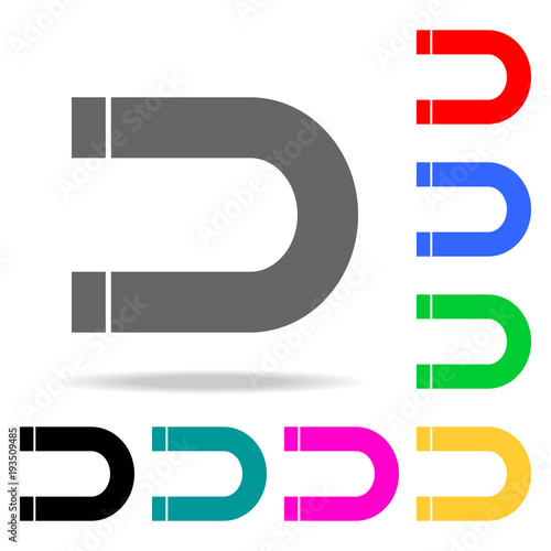 magnet icon. Elements in multi colored icons for mobile concept and web apps. Icons for website design and development, app development