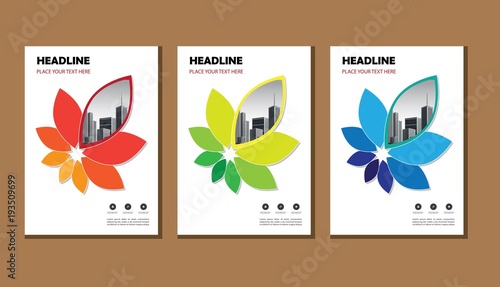 design cover book brochure flyer layout annual report business template