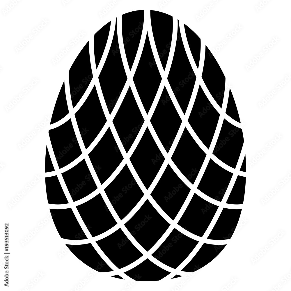 Easter egg silhouette Easter egg silhouette