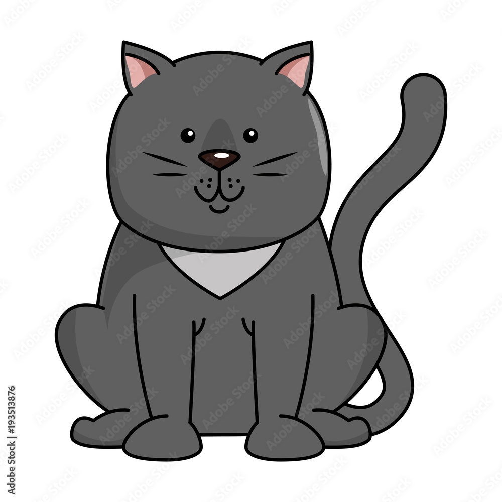 cute cat mascot character vector illustration design cute cat mascot character vector illustration design