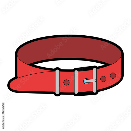 mascot necklace isolated icon vector illustration design