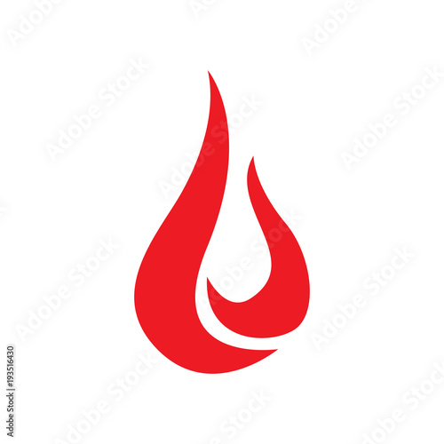 fuel droplet Logo template