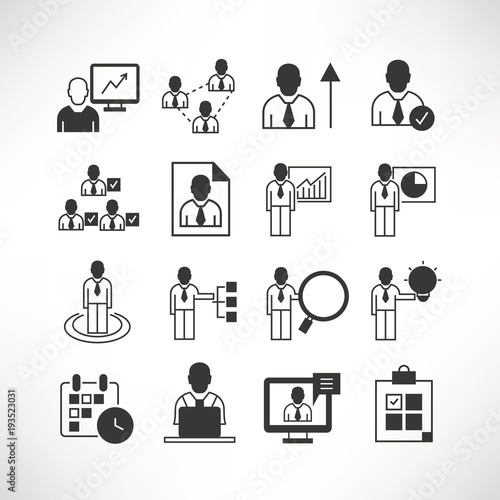 business management icons
