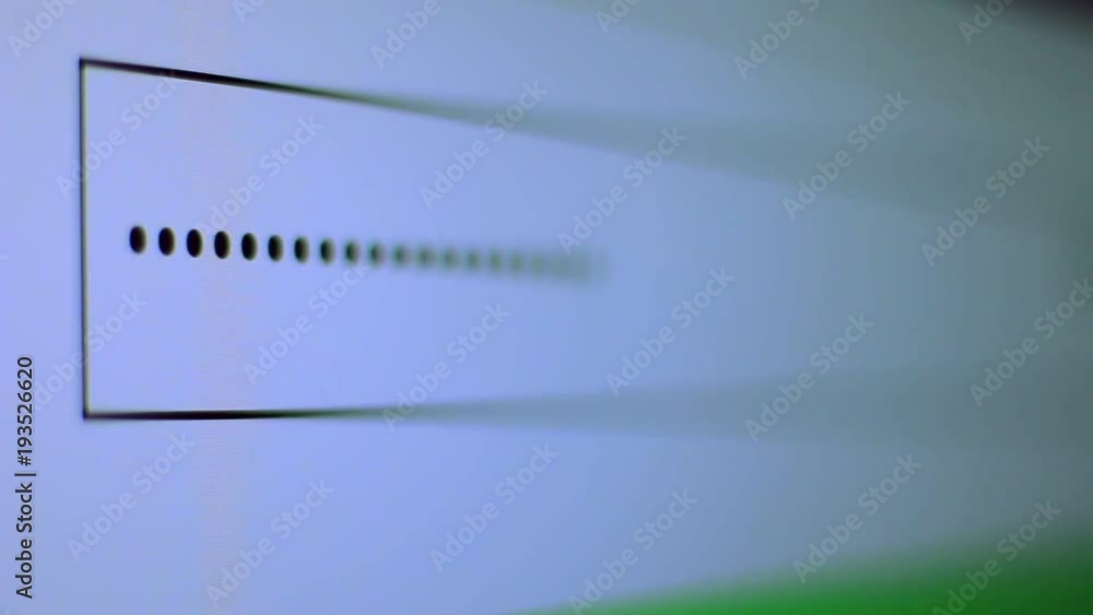 Enter the password for the website in the Encryption screen