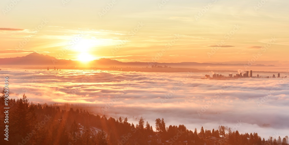 Vancouver Foggy Sunrise