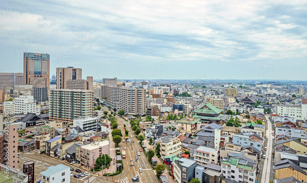 Obraz premium 金沢市街地風景
