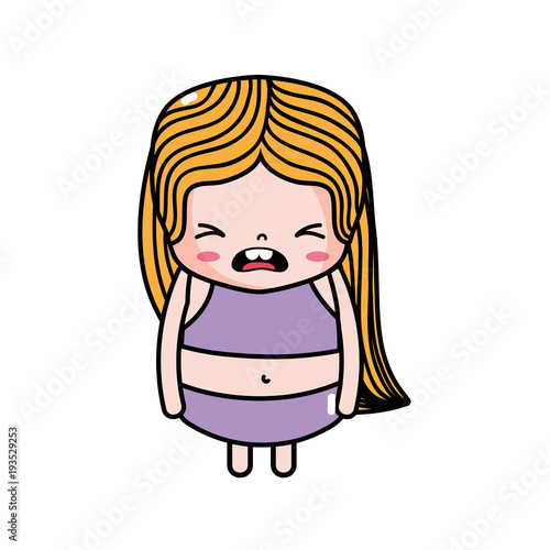 girl wth long hair and pity face