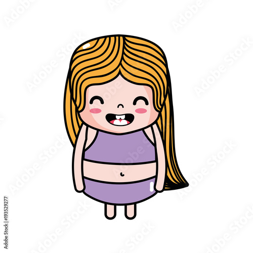 girl wth long hair and smile face