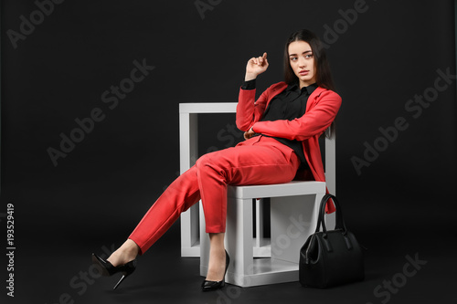 Beautiful fashionable woman...