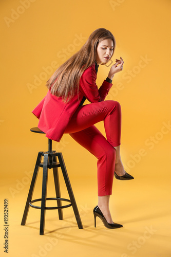 Beautiful fashionable woman...