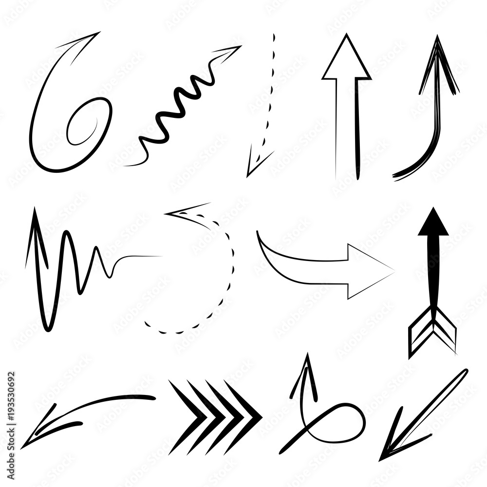 sketch and doodle arrows sketch and doodle arrows