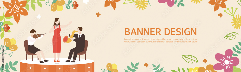 Spring Festival illustration background Spring Festival illustration background