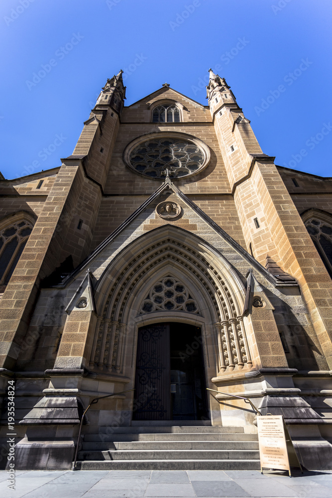St Mary's Cathedral is the cathedral church of the Roman Catholic Archdiocese of Sydney and the seat of the Archbishop of Sydney