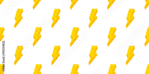 cheese Seamless pattern vector Thunder butter isolated wallpaper background