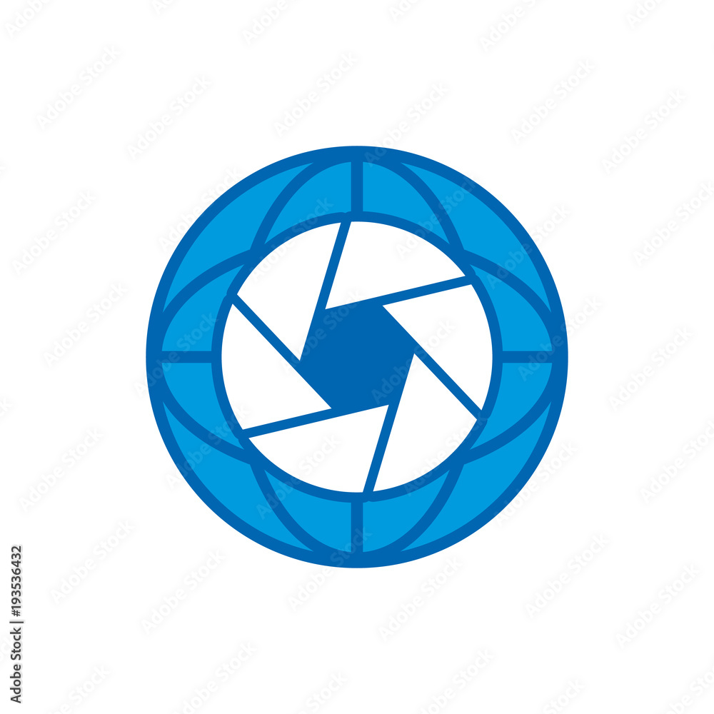 Lens World Logo Icon Design Lens World Logo Icon Design