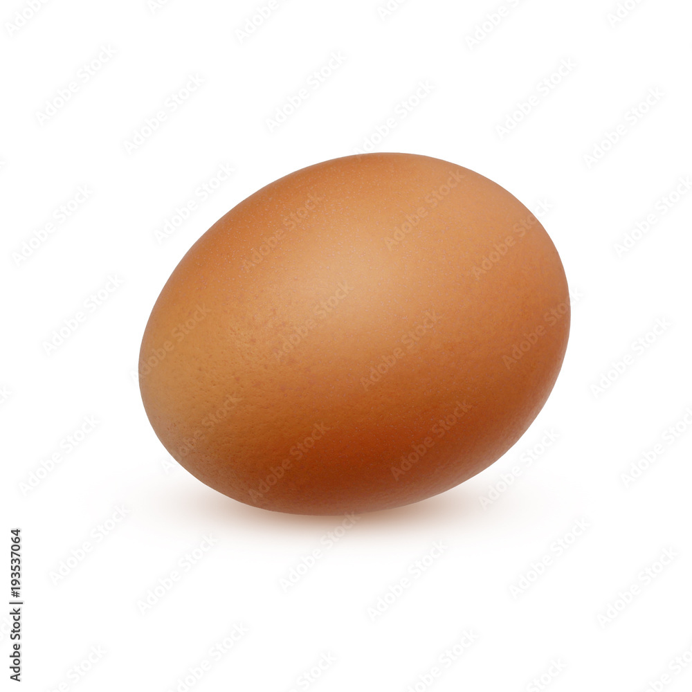 One chicken egg isolated on white background. One chicken egg isolated on white background.