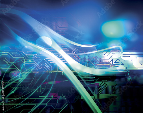 Wallpaper Mural abstract digital art Torontodigital.ca