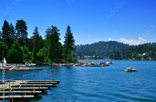 View of Lake Arrowhead California, USA