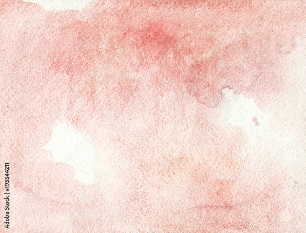 Fototapeta premium Abstract watercolor pink texture. Pastel background for design