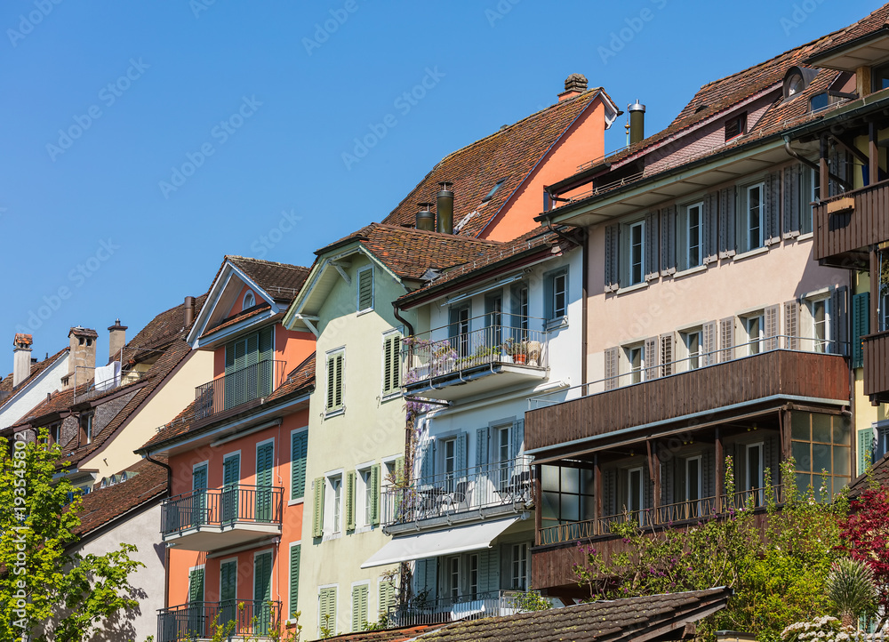 Old town of the city of Zug in Switzerland