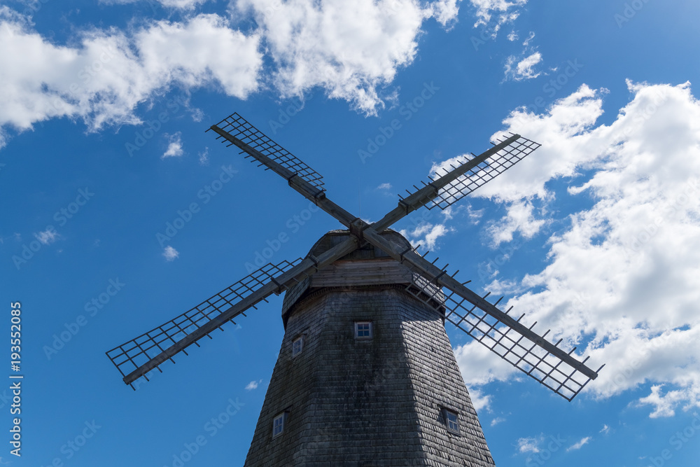 Old windmill in a dutch countryside in Latvia Old windmill in a dutch countryside in Latvia