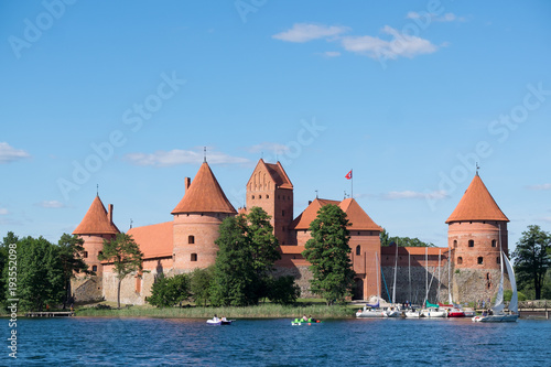 Trakai castle in Lithuania near Vilnius
