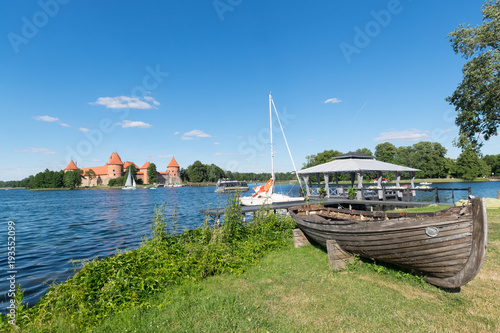 Trakai castle in Lithuania near Vilnius
