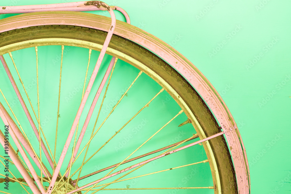 vintage bike with modern components