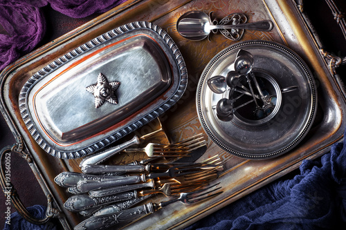 Old silver ware