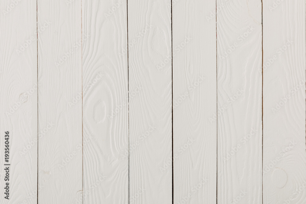 Obraz premium Empty white wooden texture background