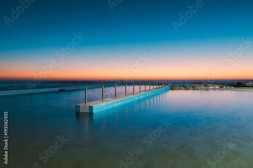Wallpaper Mural Empty swimming pool in the morning dawn. Torontodigital.ca