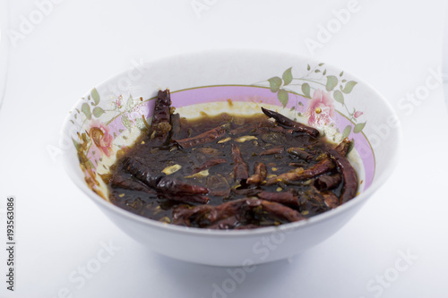 Sweet fish sauce with neem photo