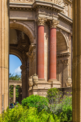 Column Frame of the Palace of Fine Arts - San Francisco, California, USA
