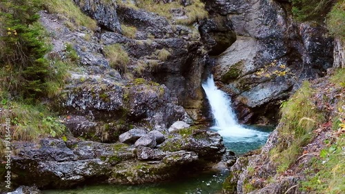 Cascade of Kuhfluchtwasserfall  in Germany photo