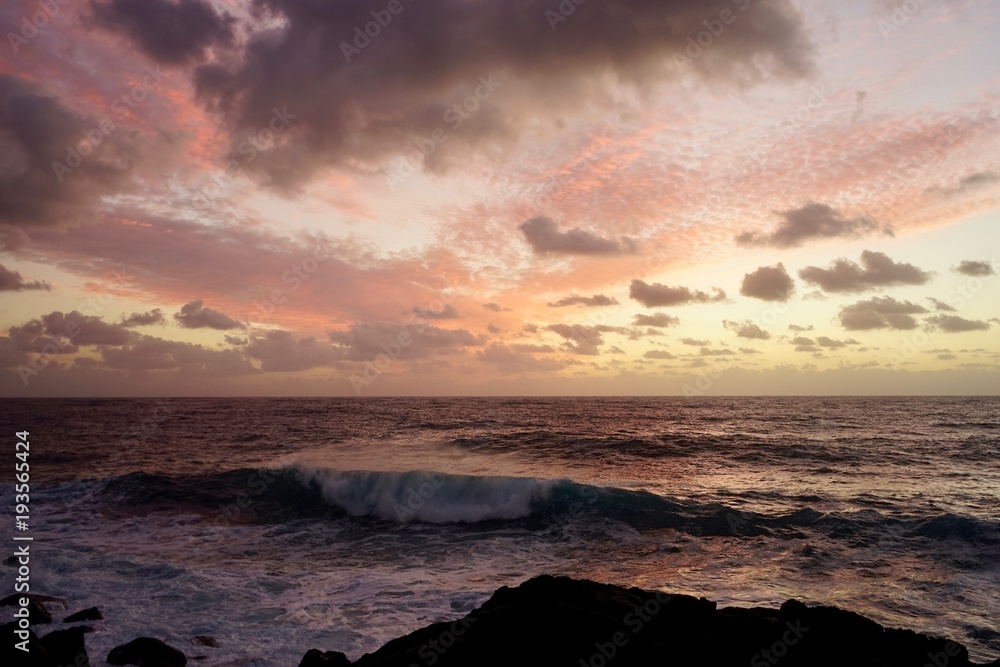 Obraz premium Sonnenaufgang in Pahoa