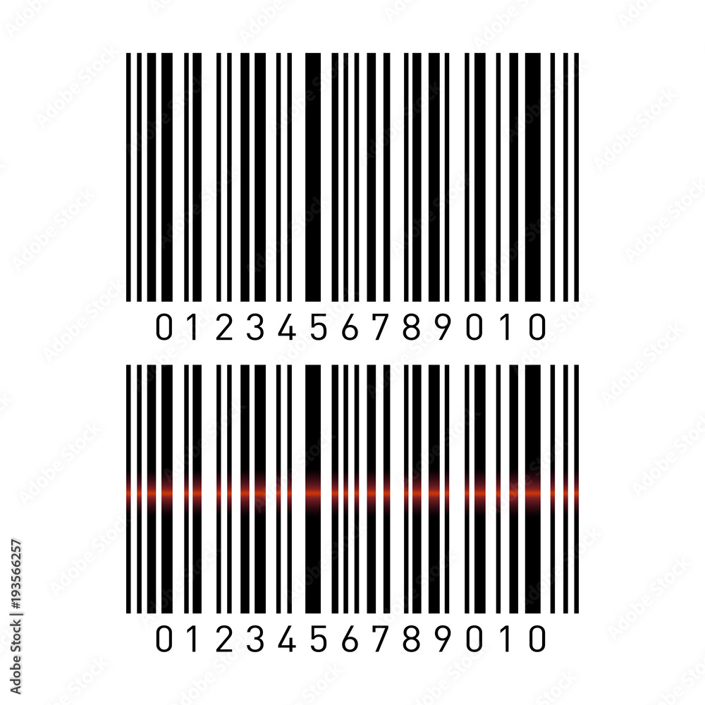 Set of bar codes isolated on white background. Vector Set of bar codes isolated on white background. Vector