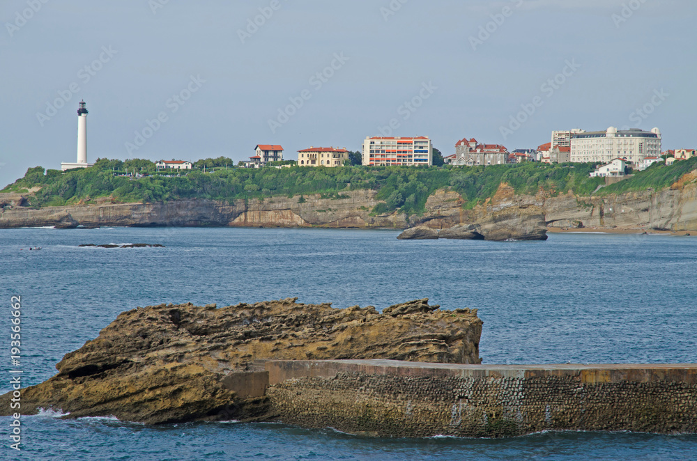 lighthouse in Biarritz